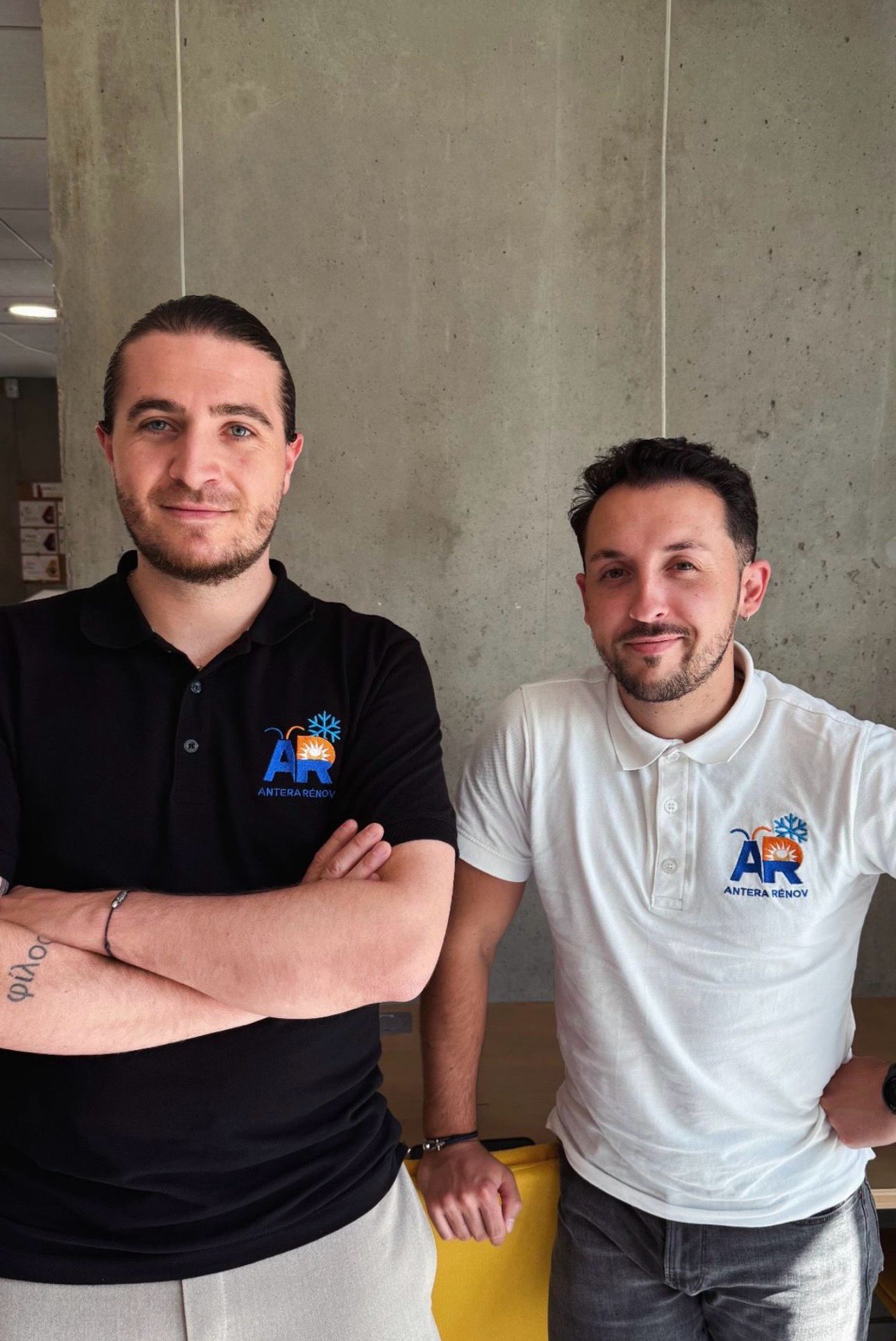Thomy SOVANT et Valentin RATELADE, co-fondateurs d'ANTERA RÉNOV